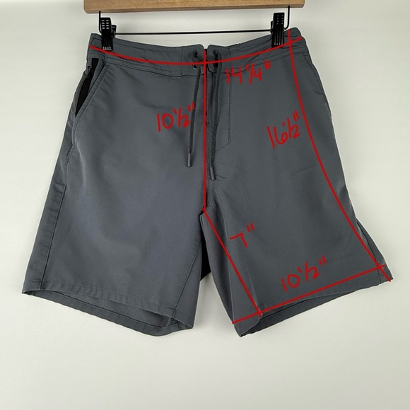 Ten Thousand Men’s Hybrid Training Shorts – S/M – Gray – Lined Performance - Picture 6 of 6